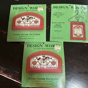Design Works Counted Pro Stitch Kits A Lot Of Of 3 ￼  Jeremiah Junction